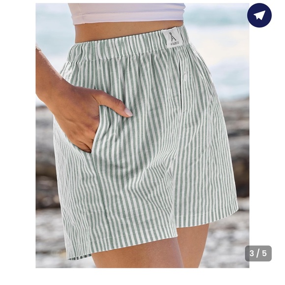 anrabess Other - Comfy Striped Sleep Boxer Shorts